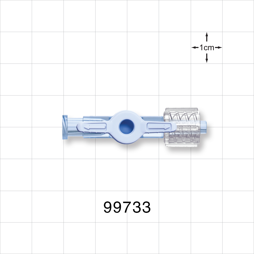 1-Way Stopcock, Female Luer Lock, Swivel Male Luer Lock