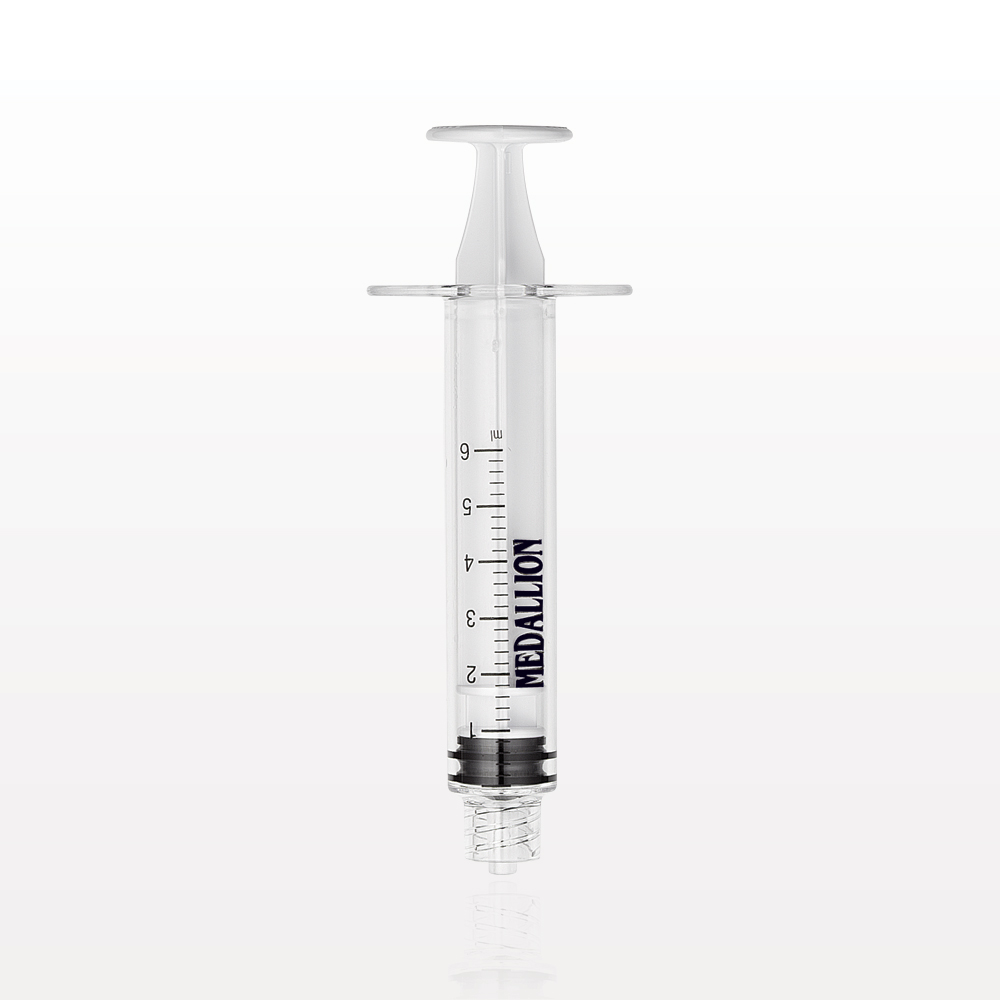 Medallion® Syringe, Male Luer Lock, White