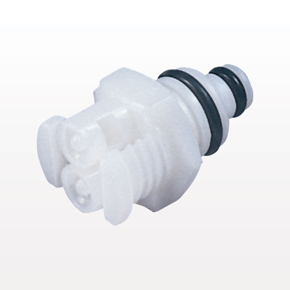 Twin Tube™ Connector, Insert, Non-Valved, Barbed